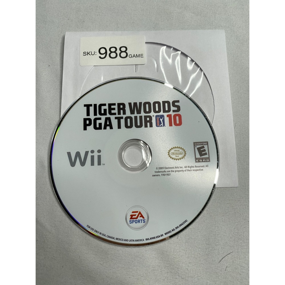 Tiger Woods PGA Tour 10 Nintendo Wii